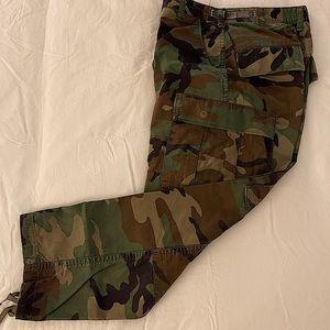Vintage Government Issue Woodland BDU Pants